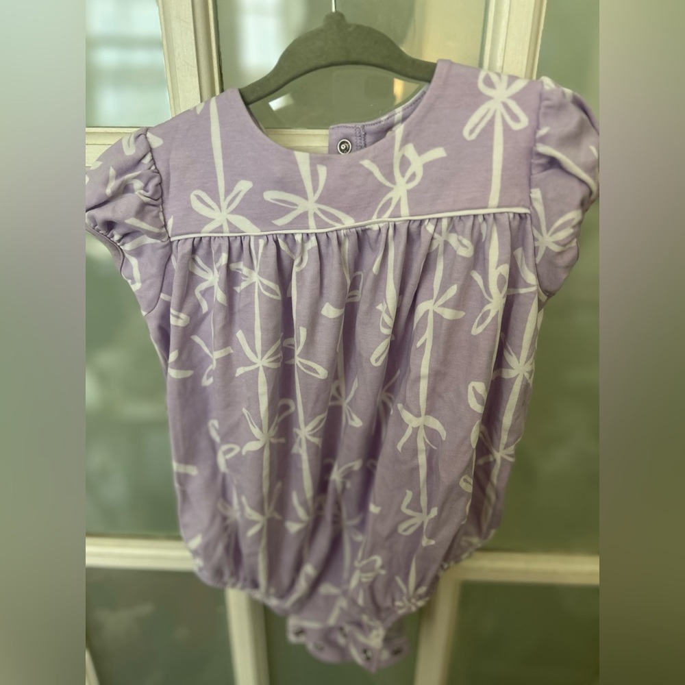 The Beaufort Bonnet Company Lavender Bow Dress